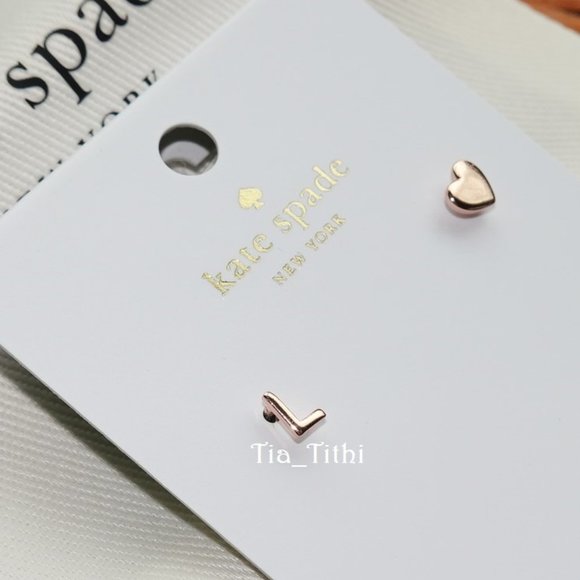 kate spade Jewelry - Kate Spade Initial L Stud Earrings
